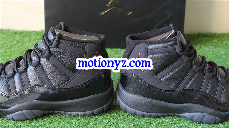 Authentic Air Jordan 11 Retro 72-10 Black Custom